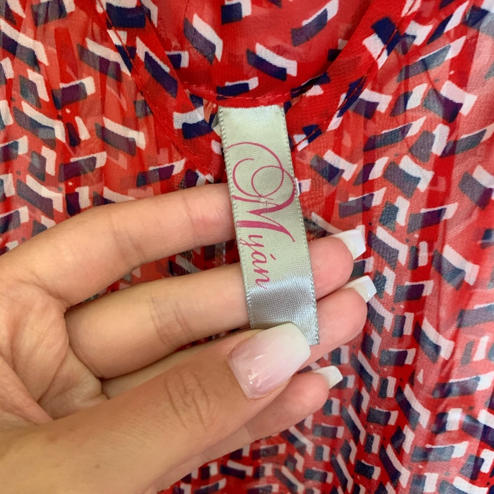 Myan patterned blouse - Picture 3 of 4